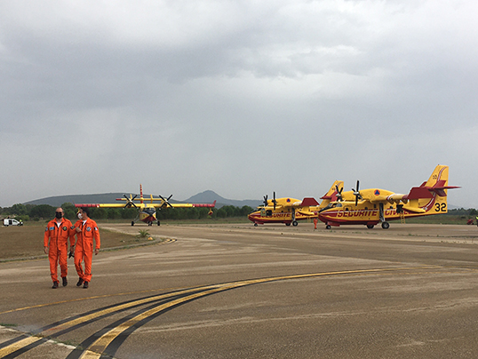 La mobilisation générale contre les feux de forêts en Grèce et en Italie. | Photo d’EU Civil Protection and Humanitarian Aid  