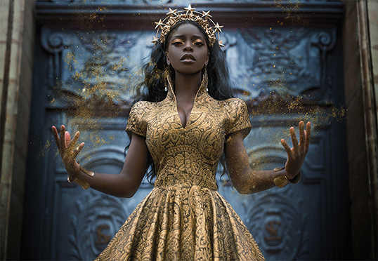«… L’artiste Lillian Liu sublime la femme par son prisme de femme à travers des portraits fantastiques. » | Photo de l’artiste  