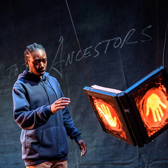 Makambe K Simamba performs in Our Fathers, Sons, Lovers and Little Brothers. | Photo courtesy of Makambe K Simamba  