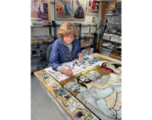Lilian Broca dans son studio. | Photo de Lilian Broca  