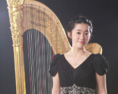 Harpist Vivian Chen says the nature of the instrument goes very well with the feeling of Christmas magic. | Photo courtesy of Vivien Chen  