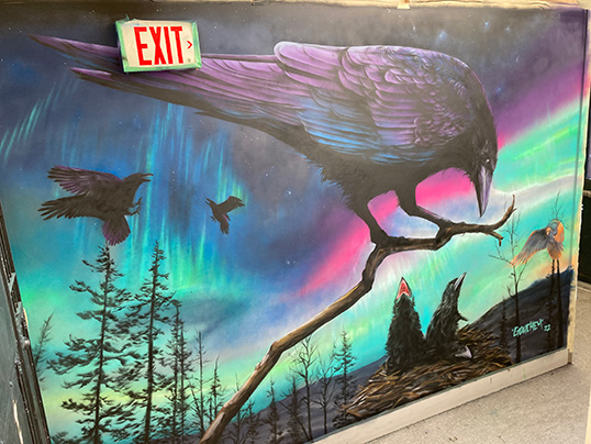 Mural by Jesse Gouchey | Photo courtesy of Lianne Cho
  