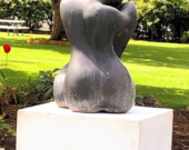 Yin Yang by Viven Chiu on display at Peace Arch Park. | Photo courtesy of Blaine, Washington  
