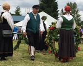 Scandinavian Dancers, Vikings in the Viking Village,with songs, games and a real Viking raid await visitors at the Scandinavian
Midsummer Festival. | Photo courtesy of Scandinavian Midsummer Festival.  