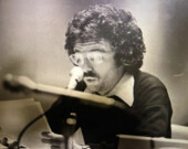 Christian Bernard, animateur à la radio française de CBUF-FM | Photo: Jacques Baillaut  