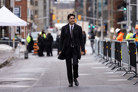 Justin Trudeau | Photo de l’Institut Broadbent  