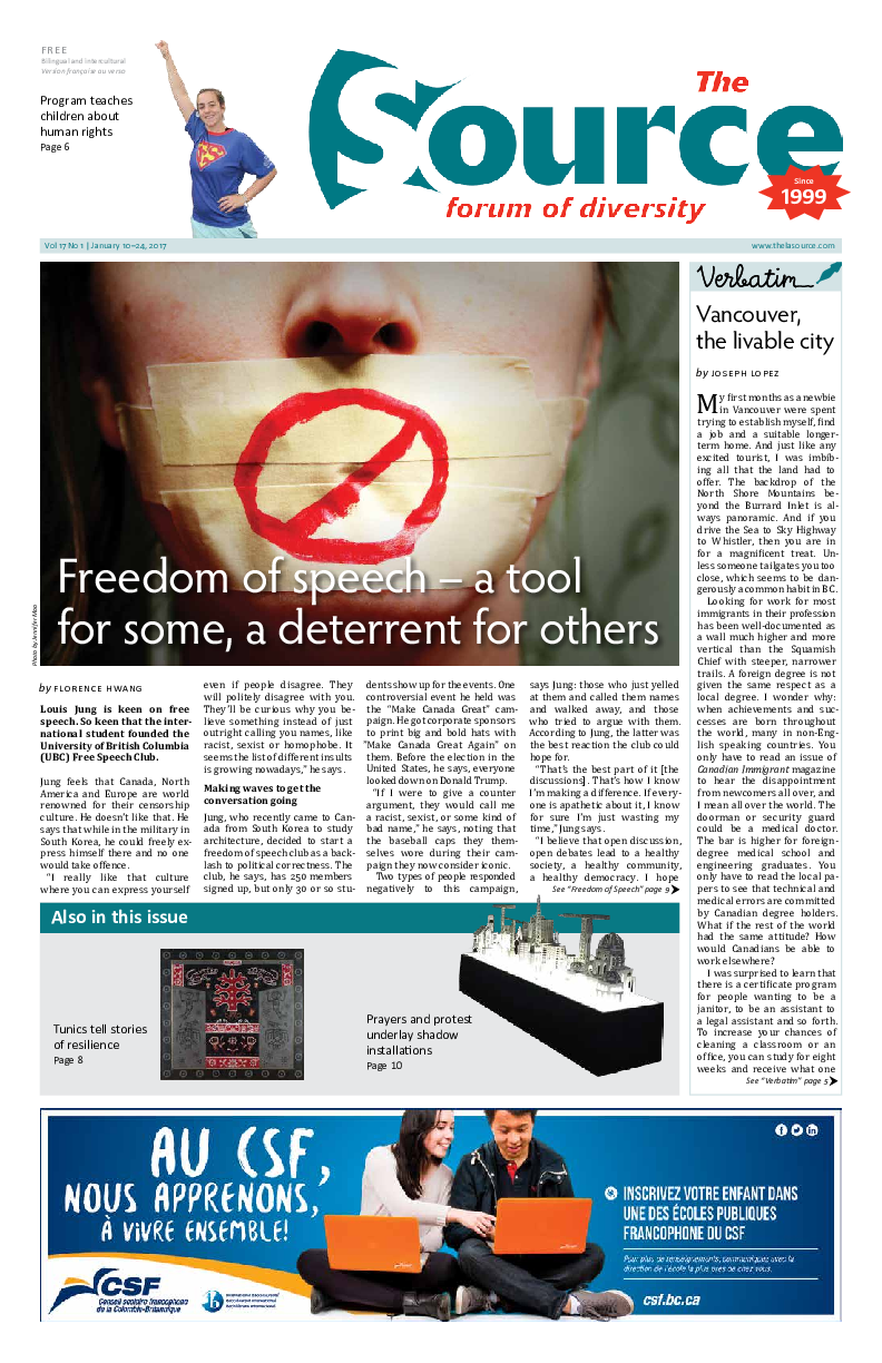 Volume 17 | No 1 - January 10 - 24, 2017