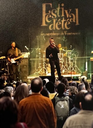 Le chanteur québécois Corneille au Festival d'été francophone de Vancouver en 2023 | Gaëtan Nerincx