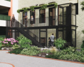 Prototype visuel de l’arrière de la Maison de la francophonie de Victoria | Société francophone de Victoria  