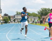 Abdul-Rachad Hien a remporté la médaille d’or pour le 200 mètres aux Jeux de la francophonie canadienne 2025 | Keveren Guillou  