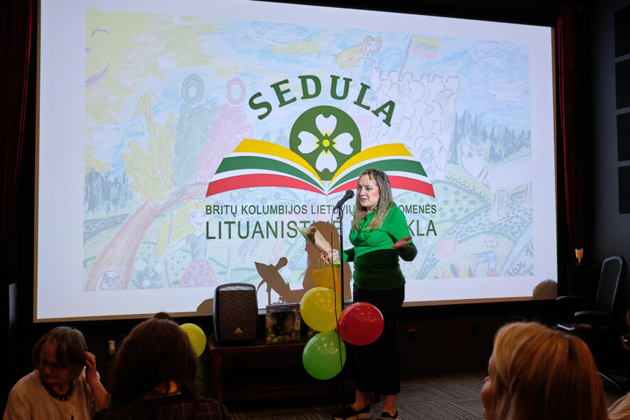 Danguole Chandler at Sedula event |  Photo by Algis Jaugelis  
