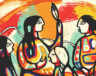 Event image for Ashleigh Giffen’s “Teach Me About You” workshop; artwork by Anishinaabe artist Mangeshig Pawis-Steckley. —  Artwork by Mangeshig Pawis-Steckley, courtesy of Ashleigh Giffen