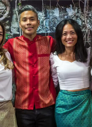 Founding members and directors of the CCC: Laurie Heang, Sopheaktra (Peter) Heang, Vanny Whitchelo, and Sophea Heang. | Photo courtesy of Cambodian Cultural Centre  
