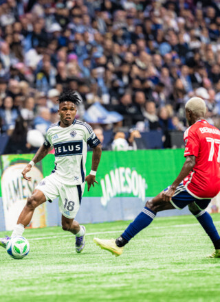 Edier Ocampo lors d'une des nombreuses occasions vancouvéroises. — Hugo Goubel