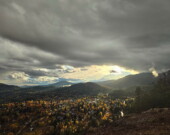 Record Ridge au-delà de la ville de Rossland | Mélanie Mercier  