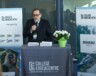 Yvon Laberge, président et directeur général du Collège Éducacentre, lors de son discours d’ouverture.  
