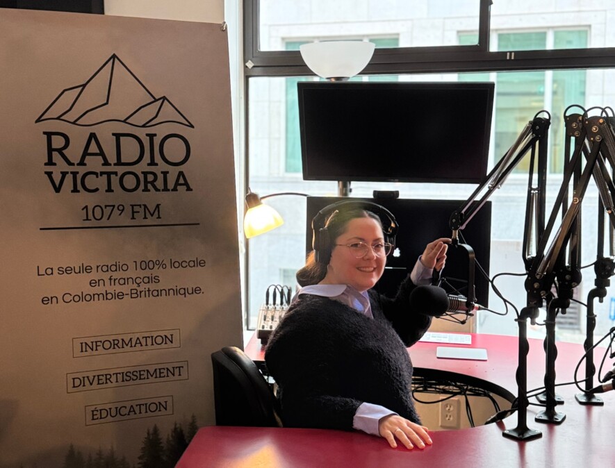 Audrey Courcy, directrice générale de Radio Victoria | crédit: Martin Bouchard
  