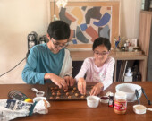 School-aged children making snacks as B.C.’s Family Literacy Week highlights mealtimes as learning opportunities. &mdash; Photo by Chrisy Hill