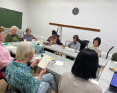 Participants of The Modern Pillow Book Project at Dunbar Community Centre, Summer 2025. &mdash; Photo by Keiko Honda