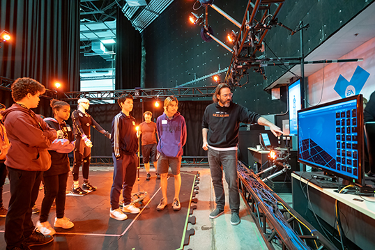 Members on a recent visit to EA. | Photo courtesy of Electronic Arts.  