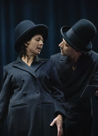 Matija Ferlin and Ame Henderson in Show Gone | Photo by Noel Pendawa.  