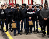 EVolve Skills program participants. &mdash; Photo courtesy of DIVERSEcity Community Resources Society