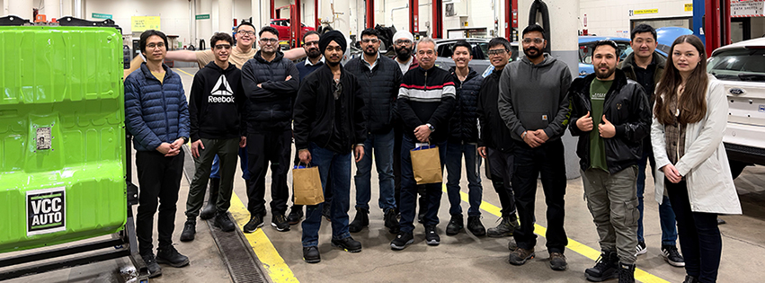 EVolve Skills program participants. &mdash; Photo courtesy of DIVERSEcity Community Resources Society