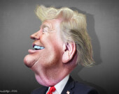 Donald Trump | Illustration par Donkey Hotey, CC BY 4.0  