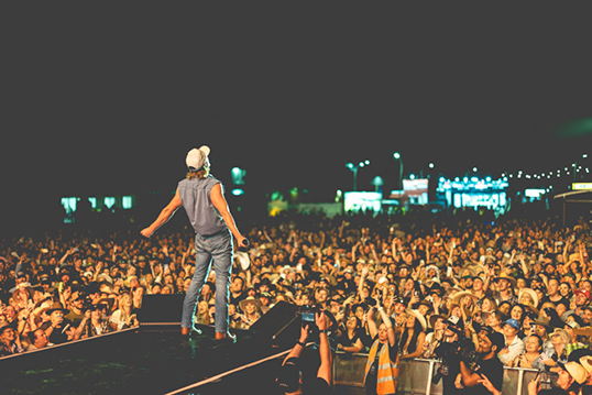 Concert at the Cloverdale Rodeo. &mdash; Photo by Curt Simshauser