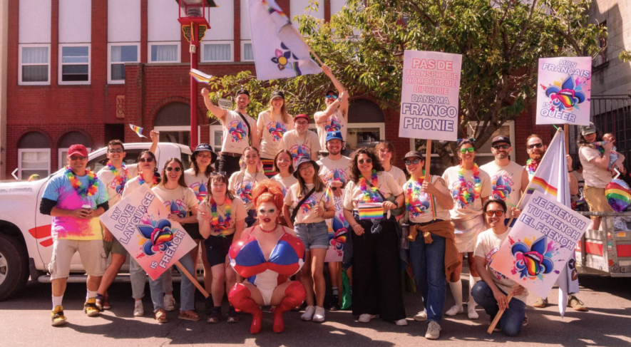 La campagne « Ma langue, ma fierté » du CFQO sera présente dans les défilés de la Fierté à Victoria, Vancouver, Nelson, Edmonton, Calgary, Régina et Winnipeg | Comité FrancoQueer de l'Ouest  
