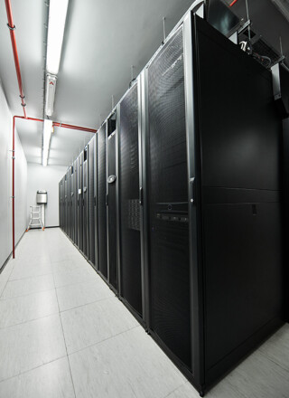 Servers in a data centre. &mdash; Photo by Lightfield Studios