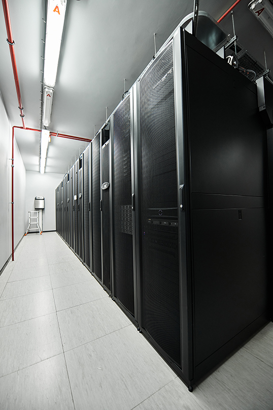 Servers in a data centre. &mdash; Photo by Lightfield Studios