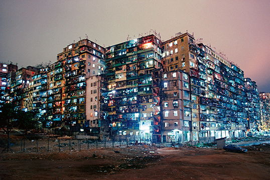 Greg Girard, Kowloon Walled City, from SE Corner, Hong Kong, 1987. | Photo courtesy of the artist and Monte Clark Gallery, Vancouver.  