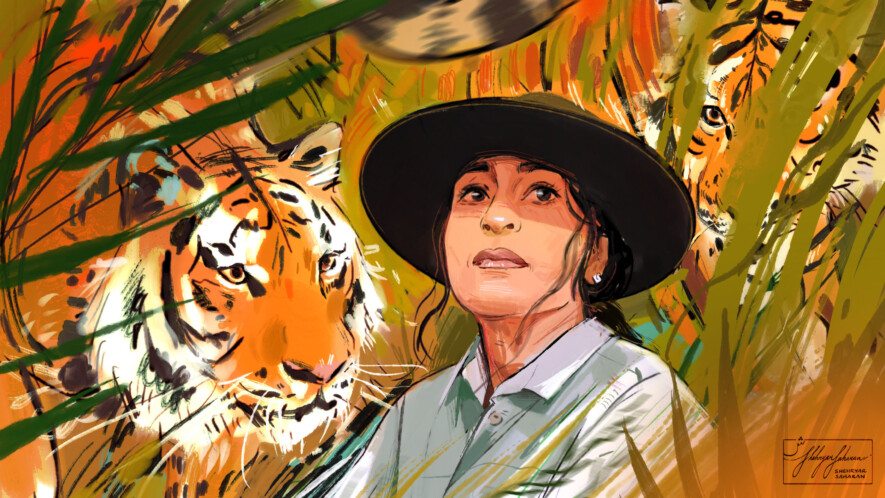 The Matilda Project's latest entry features wildlife conservationist Latika Nath.  &mdash; Latika Nath, illustrated by Shehryar Saharan, design lead and co-founder, The Matilda Project | Courtesy of The Matilda Project (copyright holder).  