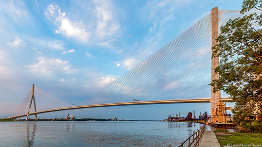 Le pont international Gordie-Howe. | Photo par James Marvin Phelps, CC BY-ND 4.0  