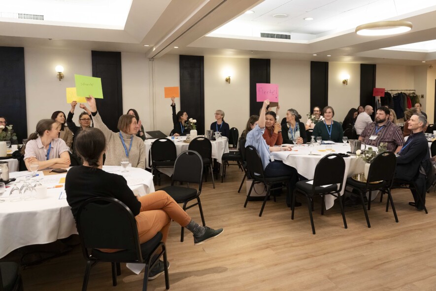 Des parents engagés au sein des associations de parents participent à un atelier lors du Congrès 2025 de la Fédération des parents francophones de Colombie-Britannique | Courtoisie  