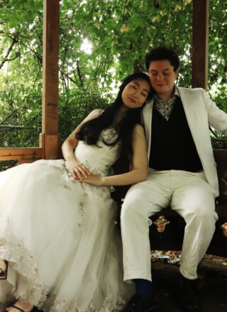Ayako Karasawa and Kenneth Seto Tynan in Mizuhiki. | Photo by Joelle Wyminga.  