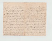 Sample of a homestead grant letter written in Yiddish &mdash; Courtesy of Paul Levine