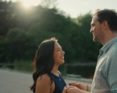 Justine and Dom dance during golden hour, Toronto. | Courtesy of the National Film Board of Canada (NFB) (2026).   