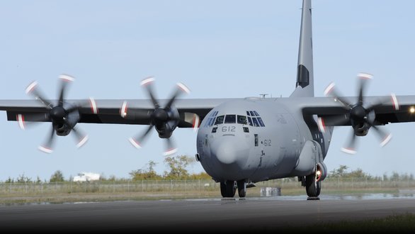 FA2011-0043-24 6 October 2011 Trenton, Ontario. A CC-130J Hercules tail number 130612, doing fly bys, landings and take offs during Ex MOUNTAIN STAR. Exercise MOUNTAIN STAR was conducted to maintain and develop the capabilities of military personnel while conducting modern air expeditionary operations. Military personnel participated a simulated humanitarian mission while effectively operating and sustaining [&hellip;]  