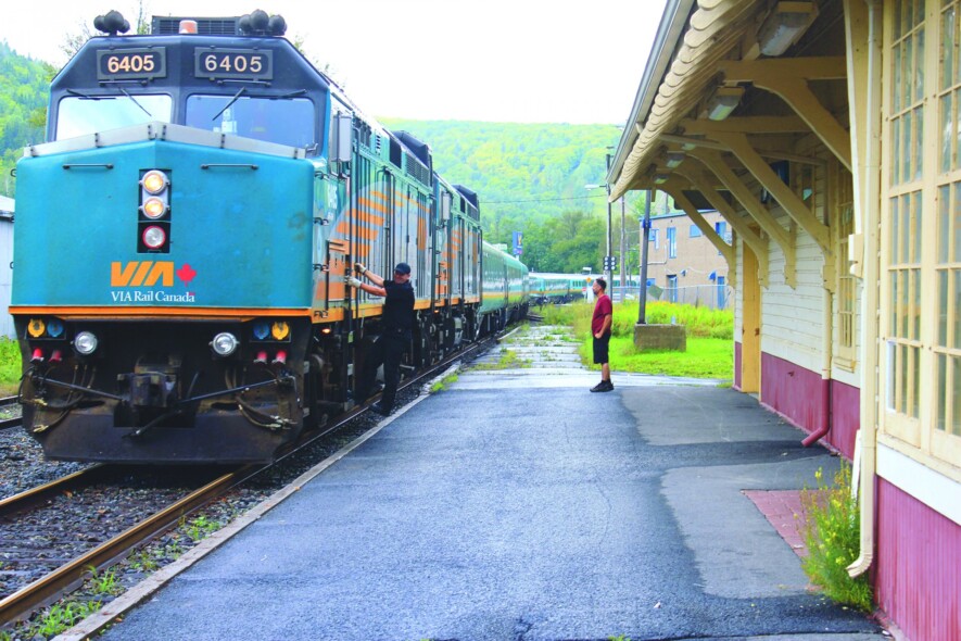En Gaspésie, le seul point de contact de Via Rail est
à Matapédia. Churchill a regagné son service en décembre 2018. À quand peut-on s'attendre à un
retour entre Matapédia et
Gaspé?  