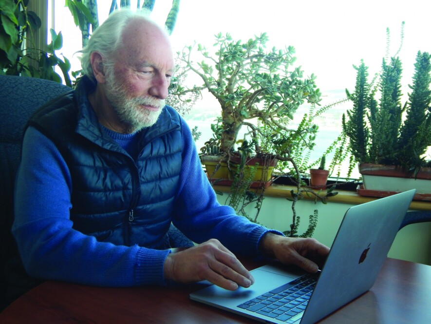 Le directeur
régional de la
Santé publique,
Yv Bonnier Viger,
dans son bureau à
Gaspé.  Photo : Nelson Sergerie  